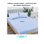 ETE HOMETEX Çift Kişilik Pamuklu Lastikli Çarşaf Takımı 180x200x30cm AÇIK MAVİ 8696474231827
